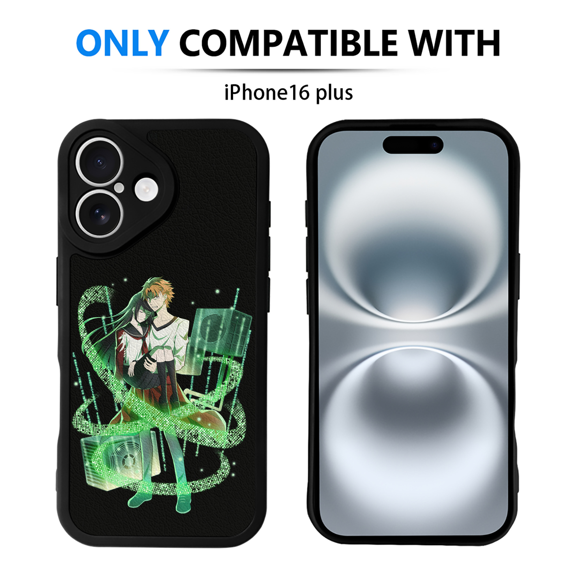 （画像用） 文豪ストレイドッグス Bungo Stray Dogs 【iPhone 16シリーズ対応】シリコンスマホケース（レザー調） 材質：シリコン